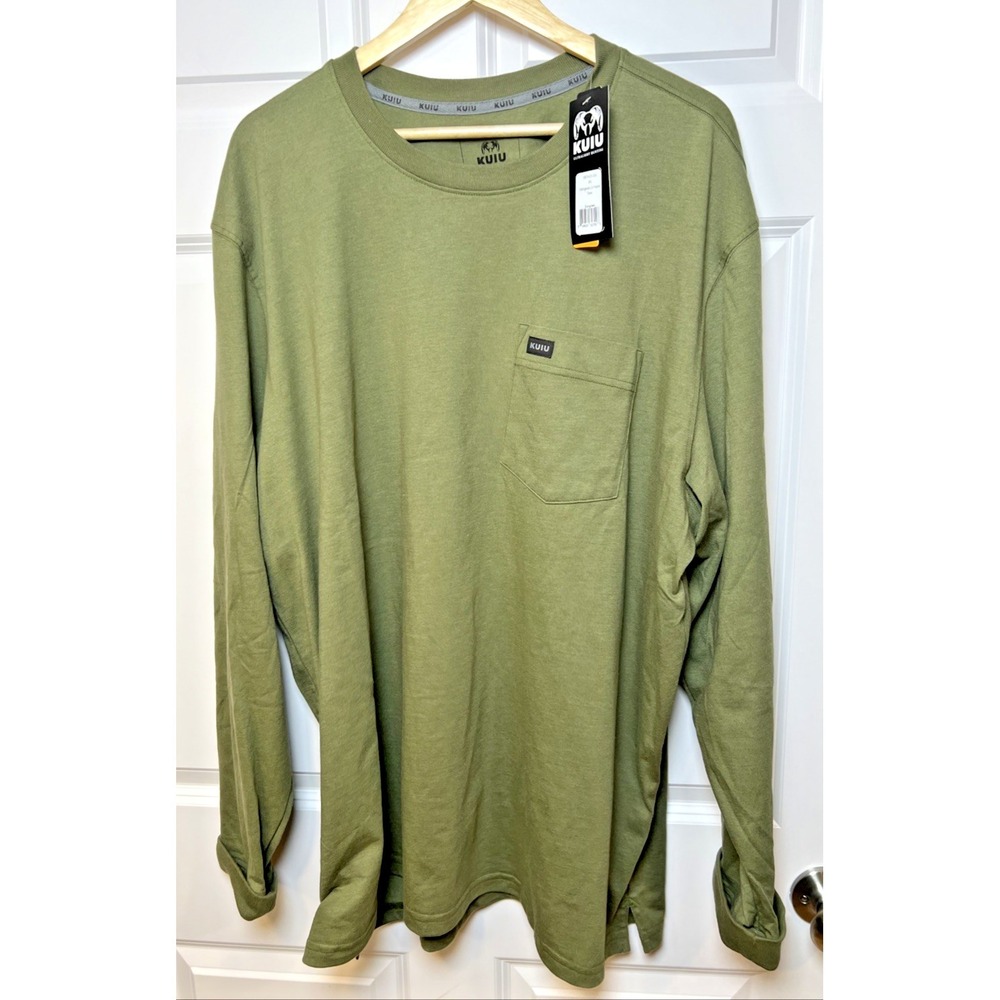 NWT KUIU Workgrade LS Pocket Crew Evergreen 3XL  SKU 15076‑EG‑3XL Hunting Shop